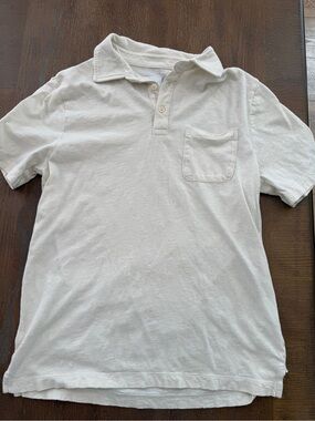 Goodfellow & Co White Short-Sleeve Polo with Pocket